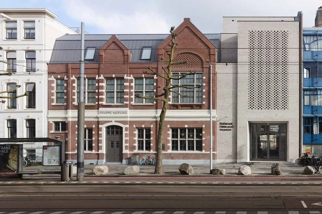 The Plantage district of Amsterdam with the National Holocaust Museum