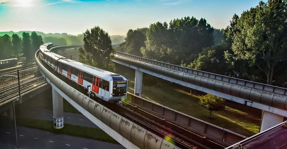 Bus at a Dutch regional transport hub